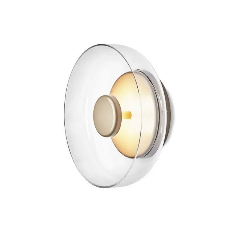 Nowoczesna kinkietowa lampa ścienna z okrągłym kloszem Lifestyle