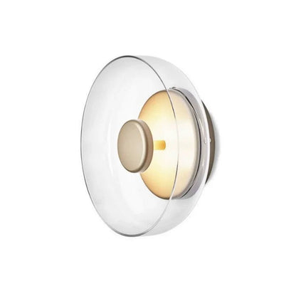 Nowoczesna kinkietowa lampa ścienna z okrągłym kloszem Lifestyle