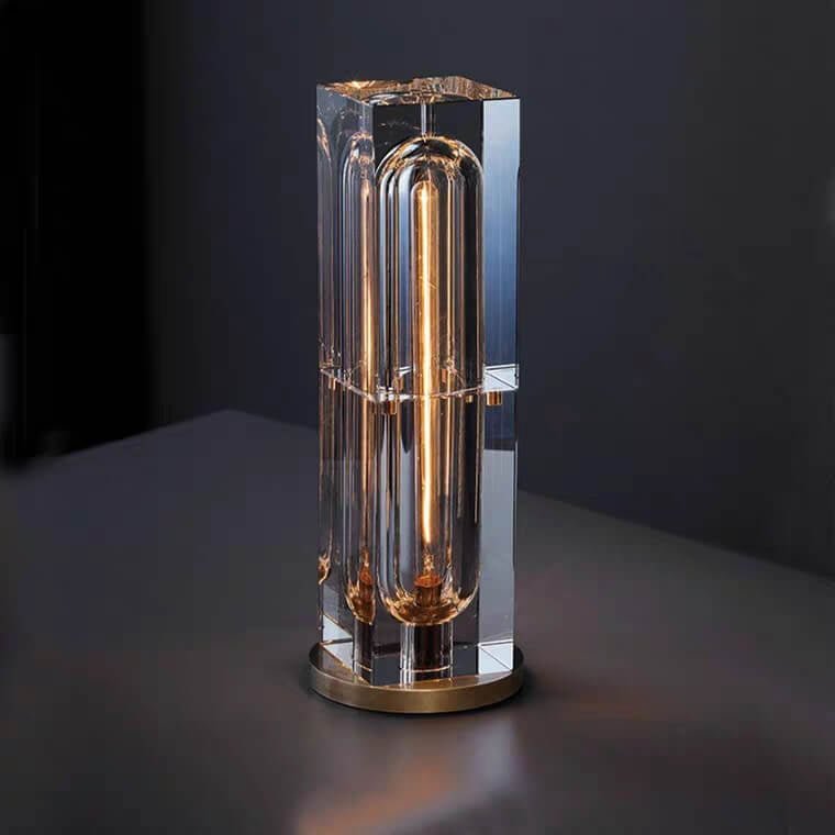 Nowoczesna Kryształowa Geometryczna Lampa Stołowa LED View 12