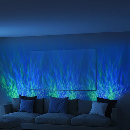 Nowoczesna Lampa Ścienna LED z Efektem Fal Wody Detail