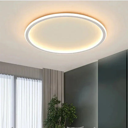 Nowoczesna lampa sufitowa LED w kształcie okręgu Side