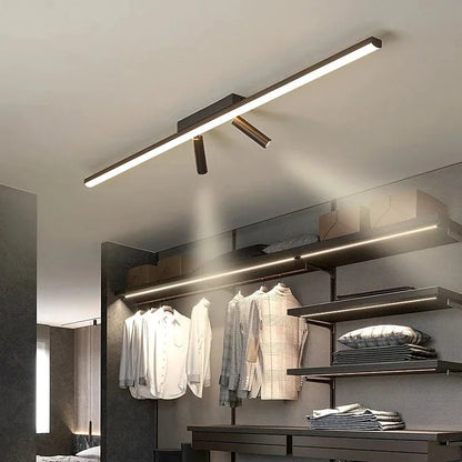Nowoczesna Lampa Sufitowa Reflektorek Liniowa LED Back