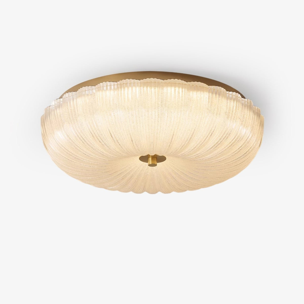 Nowoczesna Lampa Sufitowa z Falowanym Szkłem Hero