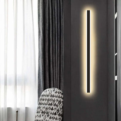 Nowoczesna Liniowa Lampa Ścienna Zewnętrzna LED Akrylowa View 14