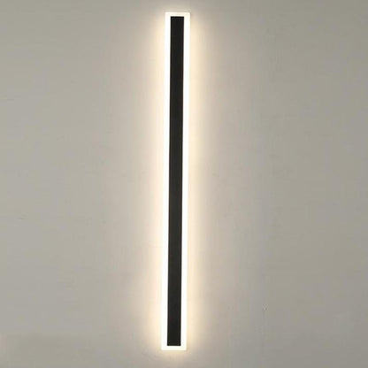 Nowoczesna Liniowa Lampa Ścienna Zewnętrzna LED Akrylowa View 18