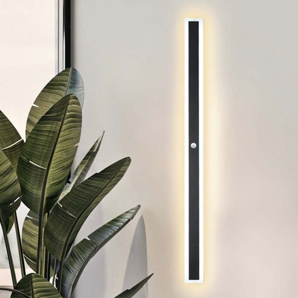 Nowoczesna Liniowa Lampa Ścienna Zewnętrzna LED Akrylowa View 22