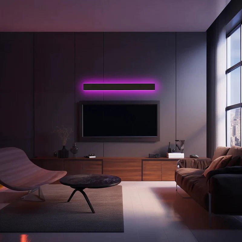 Nowoczesna Liniowa Lampa Ścienna Zewnętrzna LED View 22