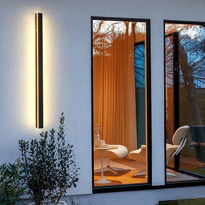 Nowoczesna Liniowa Lampa Ścienna Zewnętrzna LED View 30