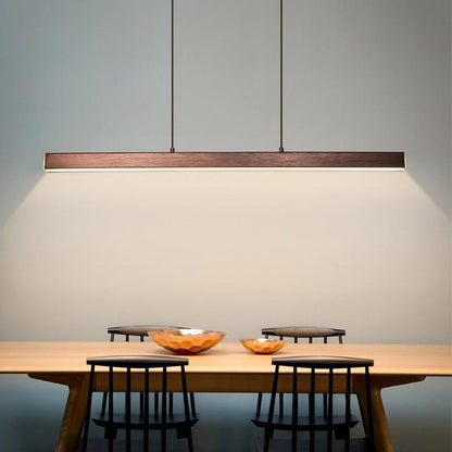 Nowoczesna Metalowa Liniowa Lampa Wisząca LED Alternate