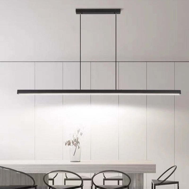 Nowoczesna Metalowa Liniowa Lampa Wisząca LED Back