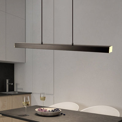 Nowoczesna Metalowa Liniowa Lampa Wisząca LED Side
