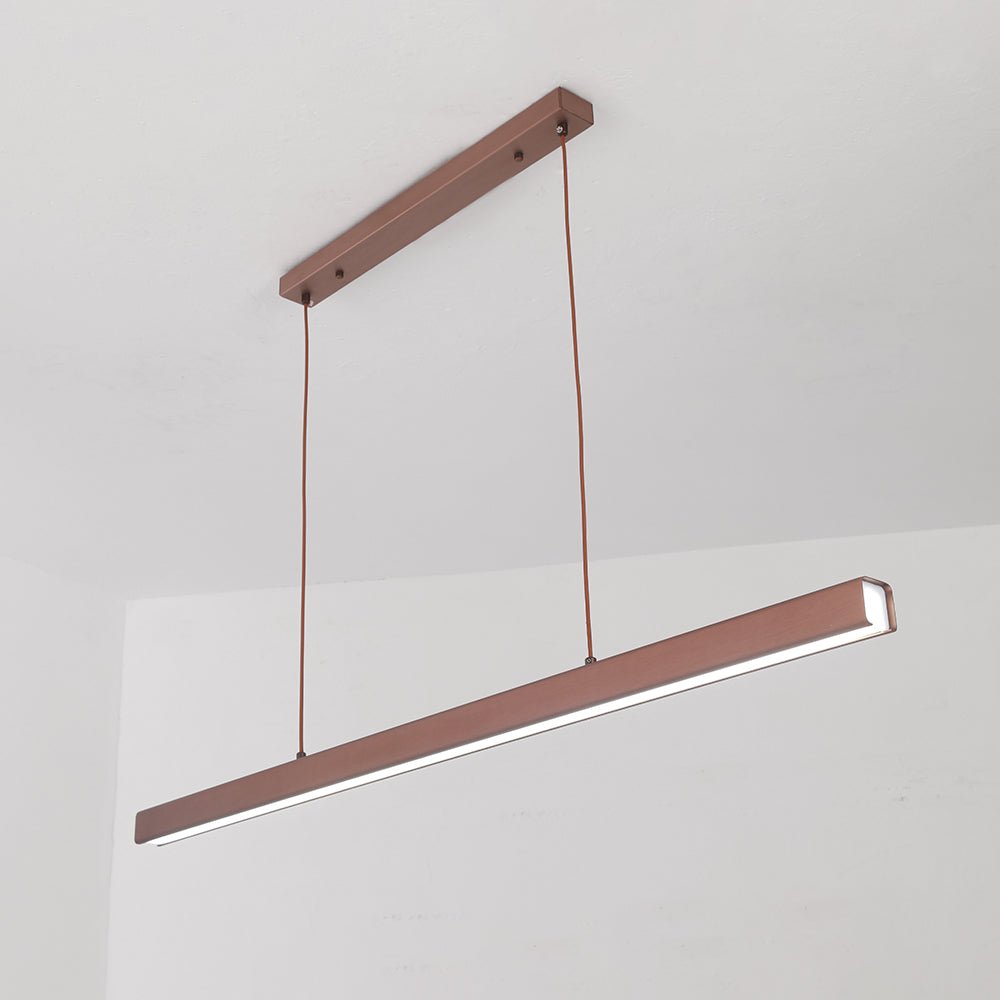 Nowoczesna Metalowa Liniowa Lampa Wisząca LED View 14