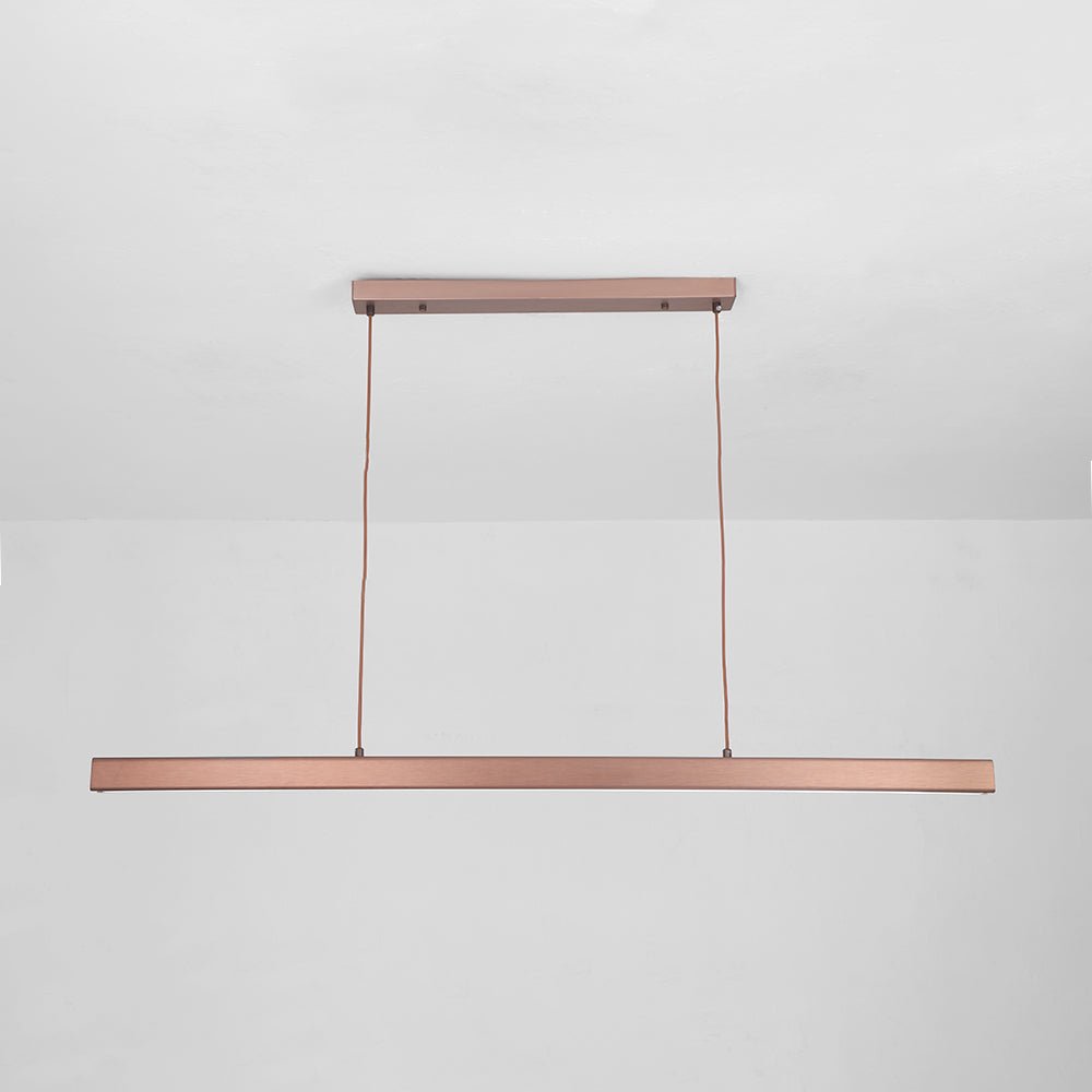 Nowoczesna Metalowa Liniowa Lampa Wisząca LED View 17