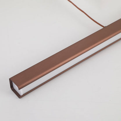 Nowoczesna Metalowa Liniowa Lampa Wisząca LED View 19