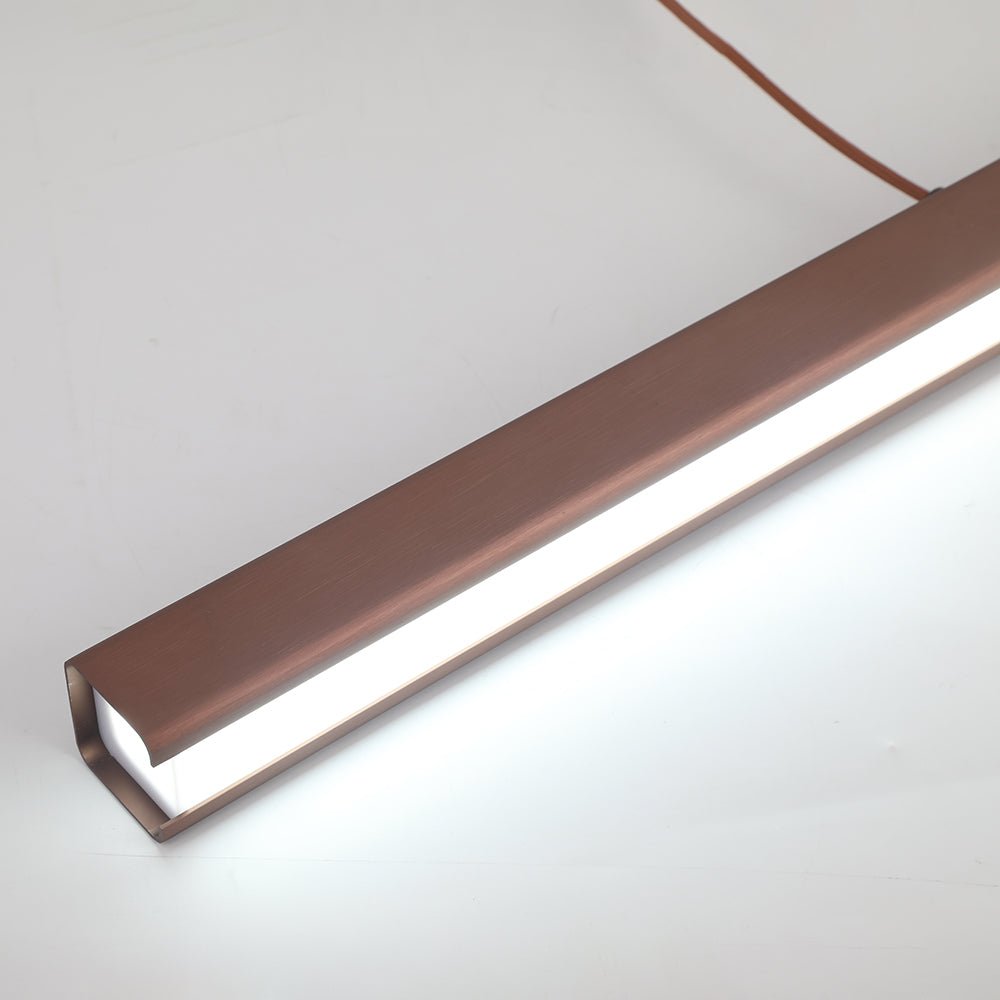 Nowoczesna Metalowa Liniowa Lampa Wisząca LED View 22