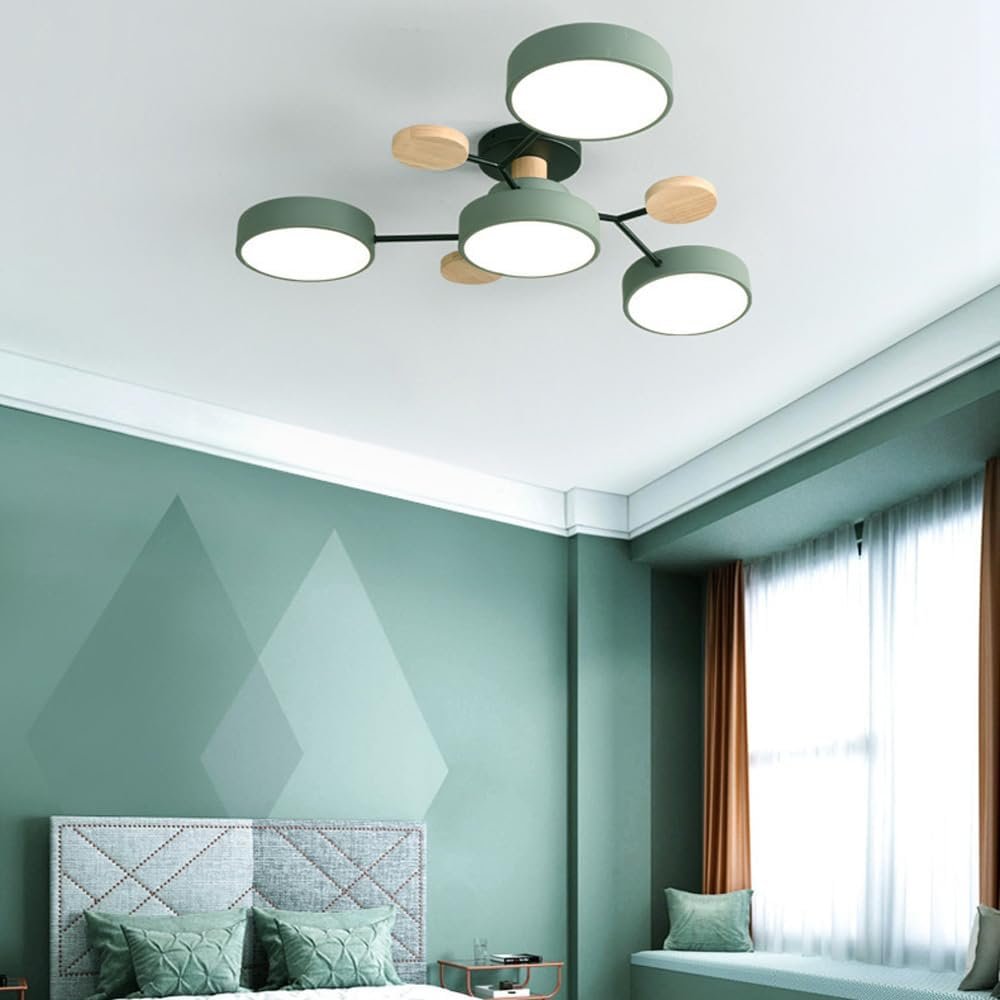 Nowoczesna Okrągła Lampa Sufitowa LED do Salonu View 25