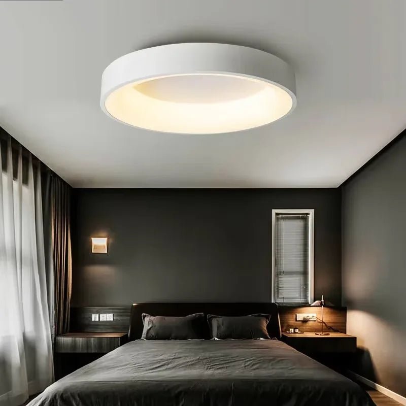 Nowoczesna Okrągła Lampa Sufitowa LED Płaska Hero