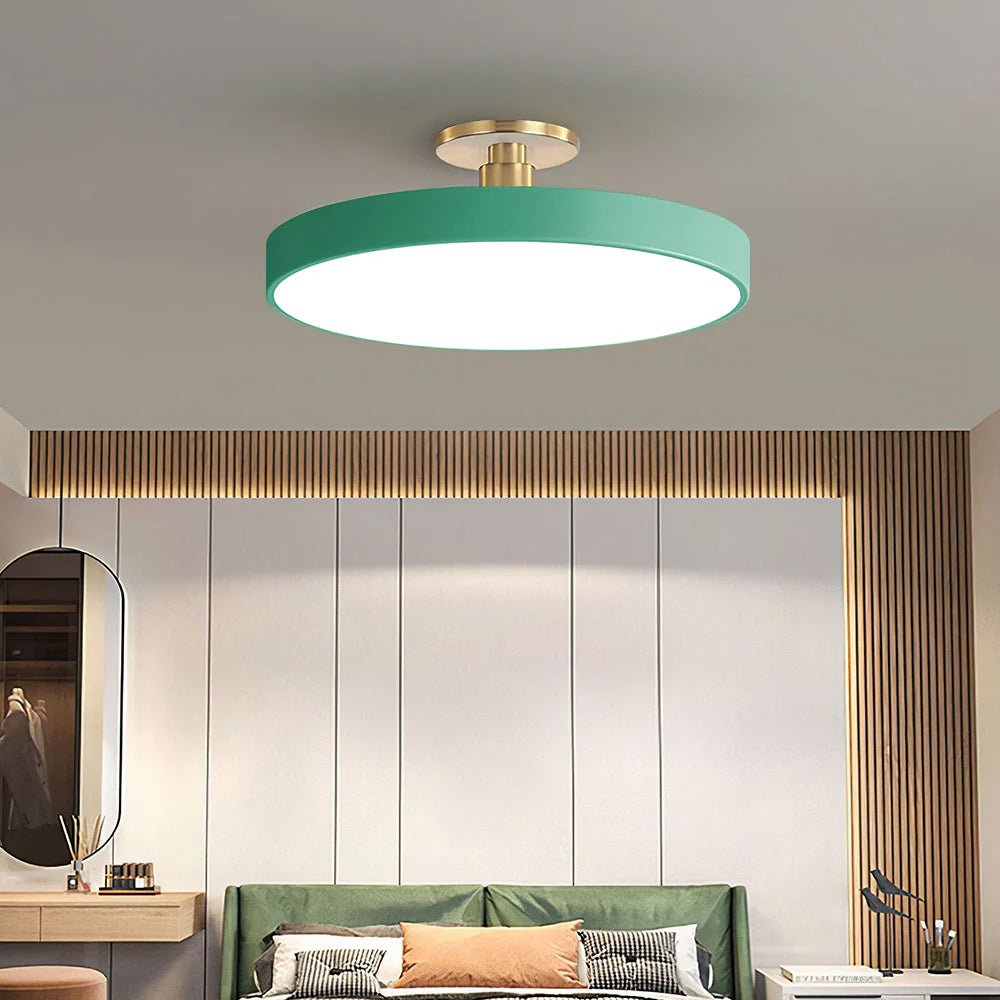 Nowoczesna Okrągła Lampa Sufitowa LED Półzagłębiona do Sypialni Alternate