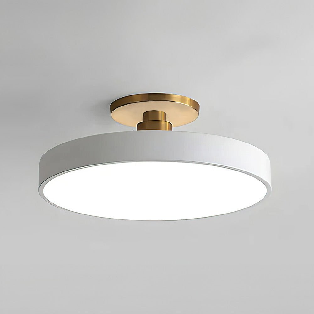 Nowoczesna Okrągła Lampa Sufitowa LED Półzagłębiona do Sypialni View 17