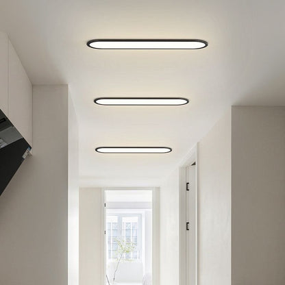 Nowoczesna Owalna Lampa Sufitowa LED Ściemnialna Alternate