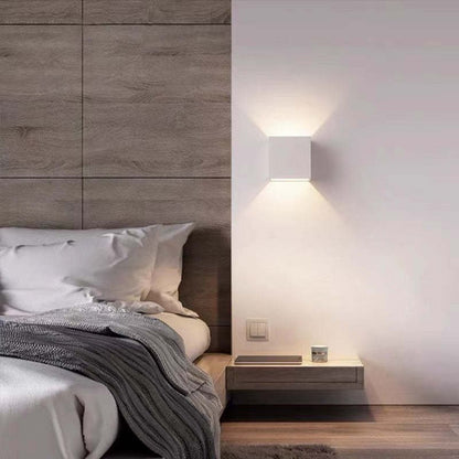 Nowoczesna Regulowana Kwadratowa Zewnętrzna Lampa Ścienna LED Lifestyle