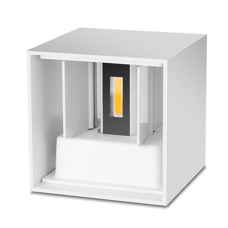 Nowoczesna Regulowana Kwadratowa Zewnętrzna Lampa Ścienna LED View 14