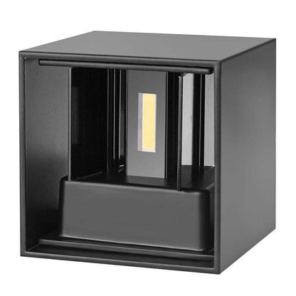 Nowoczesna Regulowana Kwadratowa Zewnętrzna Lampa Ścienna LED View 15