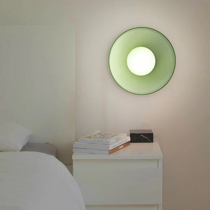 Nowoczesna Szklana Lampa Sufitowa z Okrągłym Kloszem View 12