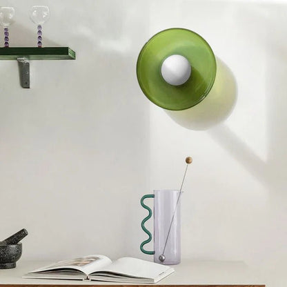Nowoczesna Szklana Lampa Sufitowa z Okrągłym Kloszem View 22