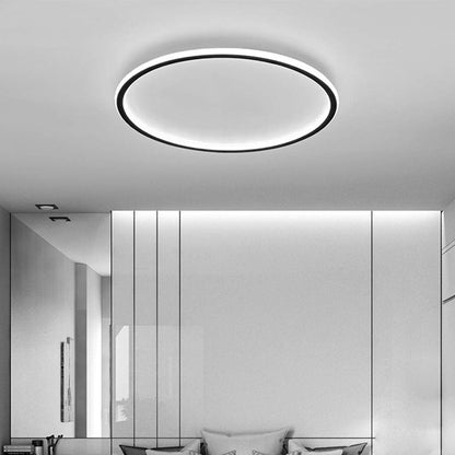 Nowoczesna Ultracienka Okrągła Lampa Sufitowa LED Niska View 12