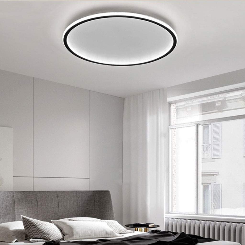 Nowoczesna Ultracienka Okrągła Lampa Sufitowa LED Niska View 13