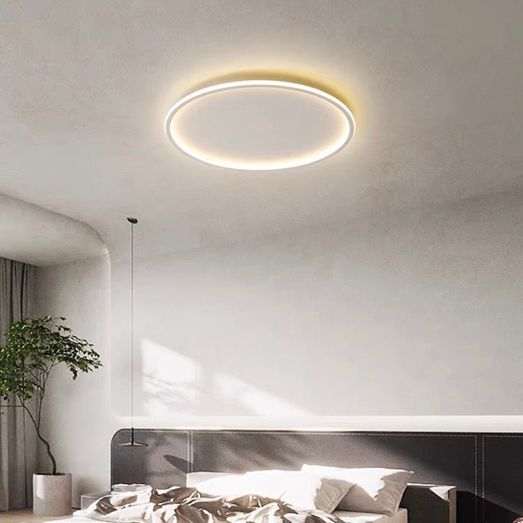Nowoczesna Ultracienka Okrągła Lampa Sufitowa LED Niska View 23