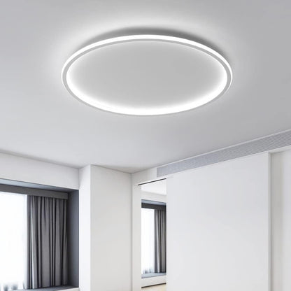Nowoczesna Ultracienka Okrągła Lampa Sufitowa LED Niska View 29