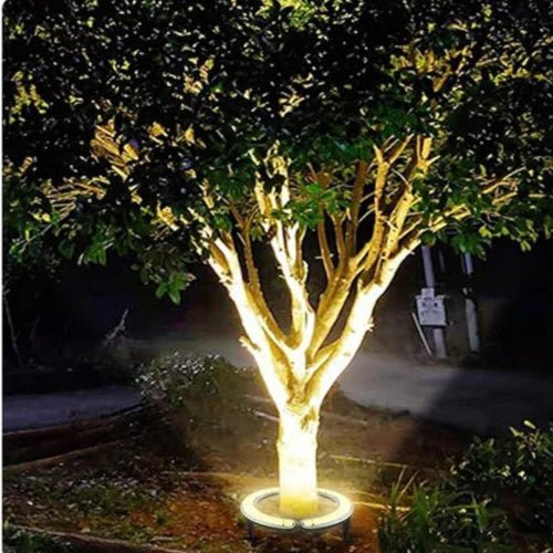 Okrągła Lampa Gruntowa LED do Drzewa 360° Detail