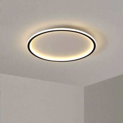 Okrągły Plafon Sufitowy LED Nowoczesny Ściemnialny Close Up