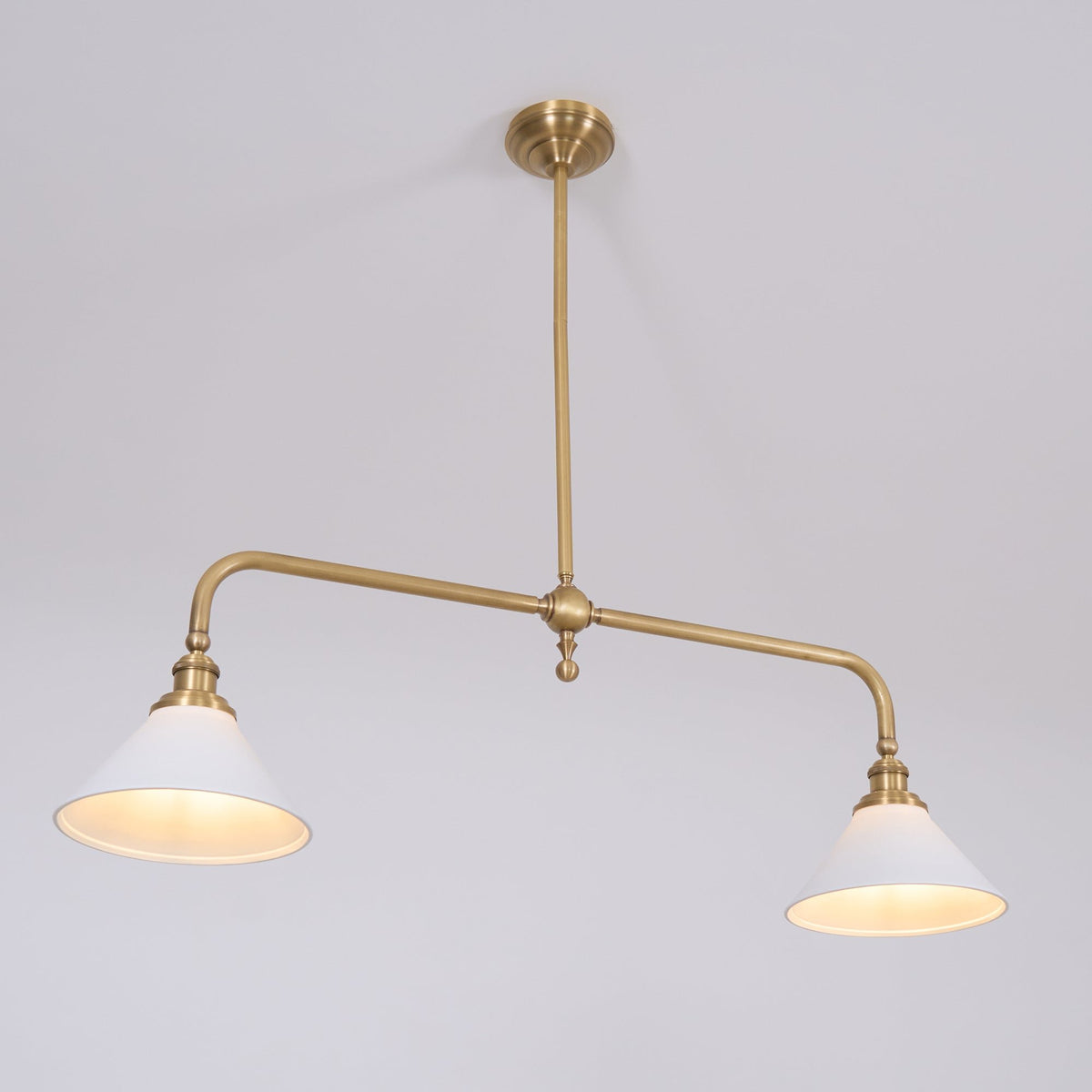 Retro Vintage Ceramiczna Lampa Wisząca z Kloszem View 18
