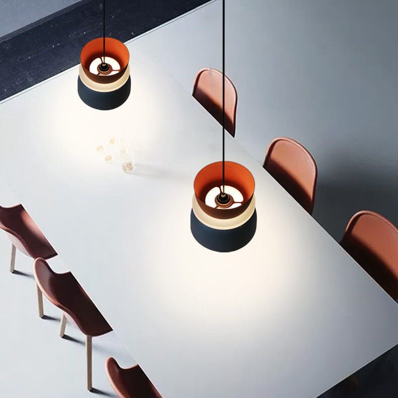 Skandynawska Makaronikowa Lampa Wisząca LED Piętrowa Angle