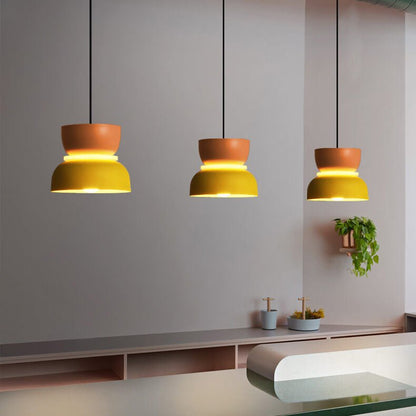 Skandynawska Makaronikowa Lampa Wisząca LED Piętrowa Detail