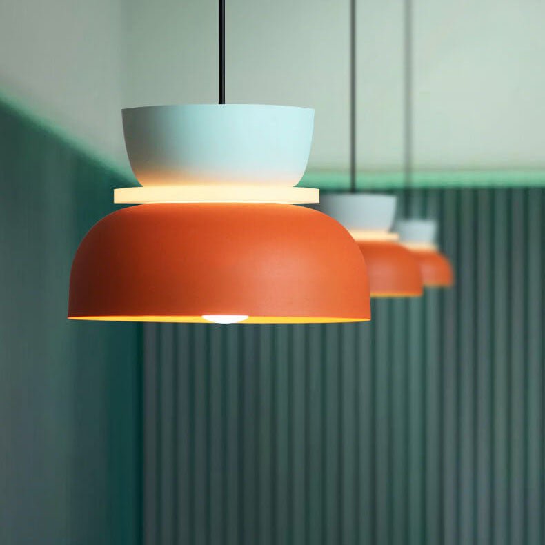 Skandynawska Makaronikowa Lampa Wisząca LED Piętrowa Side