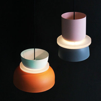 Skandynawska Makaronikowa Lampa Wisząca LED Piętrowa View 11