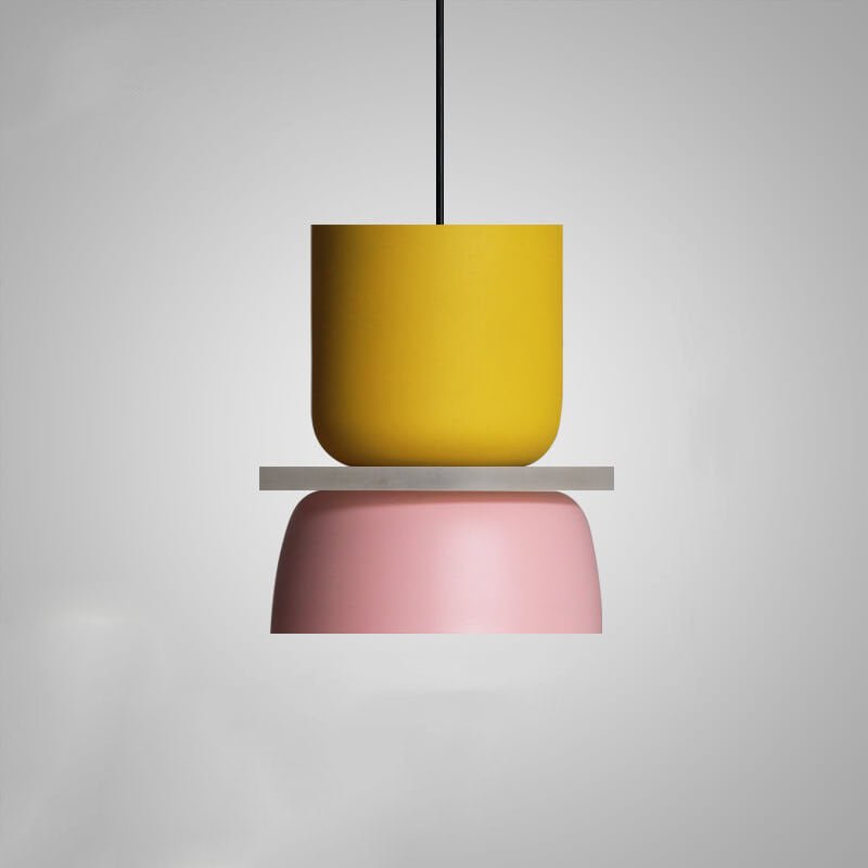 Skandynawska Makaronikowa Lampa Wisząca LED Piętrowa View 14