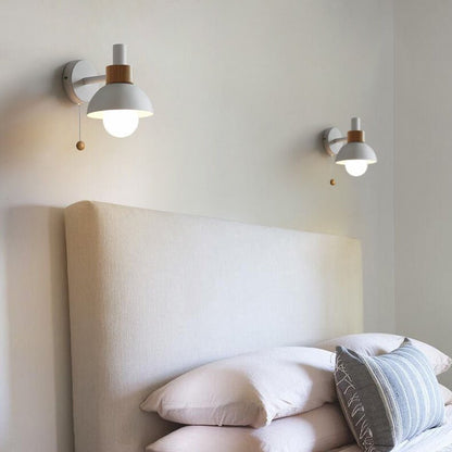 Skandynawska Szklana Lampa Ścienna Kula Makaronikowa Kolorowa View 11