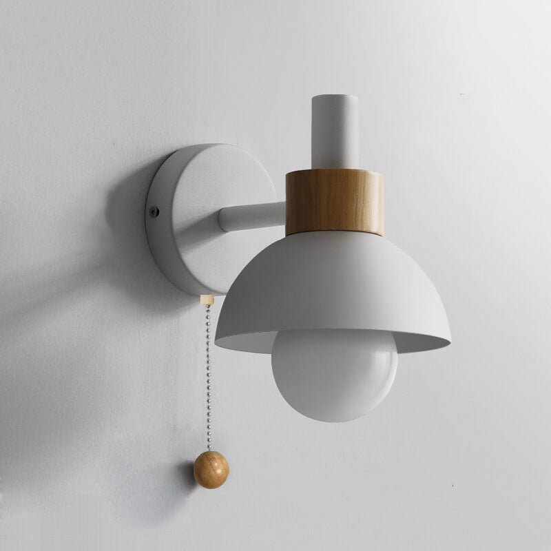 Skandynawska Szklana Lampa Ścienna Kula Makaronikowa Kolorowa View 15