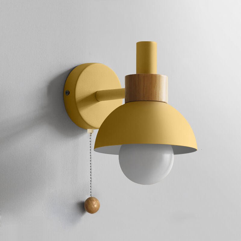 Skandynawska Szklana Lampa Ścienna Kula Makaronikowa Kolorowa View 16