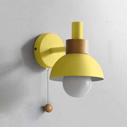 Skandynawska Szklana Lampa Ścienna Kula Makaronikowa Kolorowa View 17