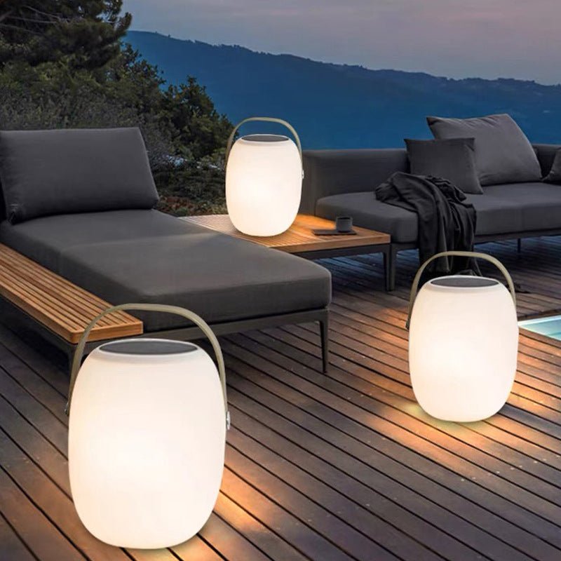 Solarna Przenośna Koszykowa Lampa Zewnętrzna LED Hero