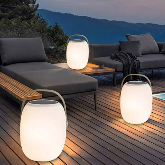 Solarna Przenośna Koszykowa Lampa Zewnętrzna LED Hero
