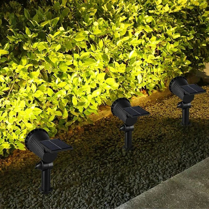Solarny Reflektor LED z Czujnikiem Zmierzchu Ogrodowy Back