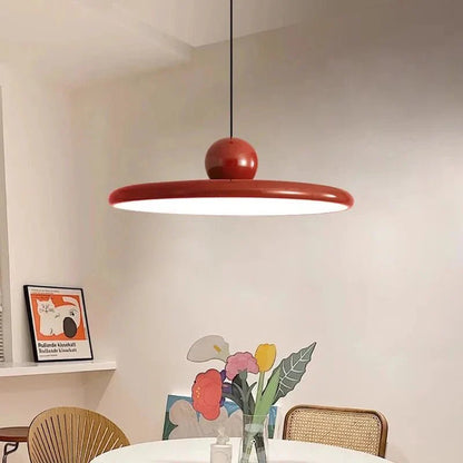 Szklana Lampa Wisząca w Stylu Bauhaus Kremowa Front