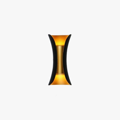 Zewnętrzna Wygięta Lampa Ścienna LED Klepsydra Hero